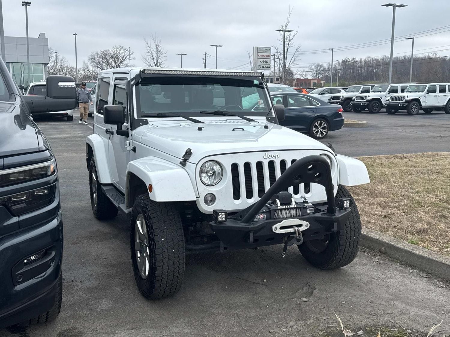 Used 2015 Jeep Wrangler Sahara with VIN 1C4AJWBG0FL743621 for sale in Dickson, TN